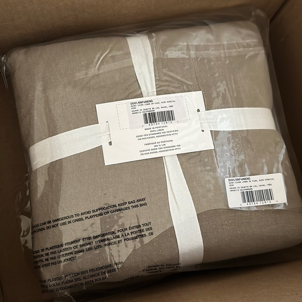 Linen Duvet Cover (NWT)